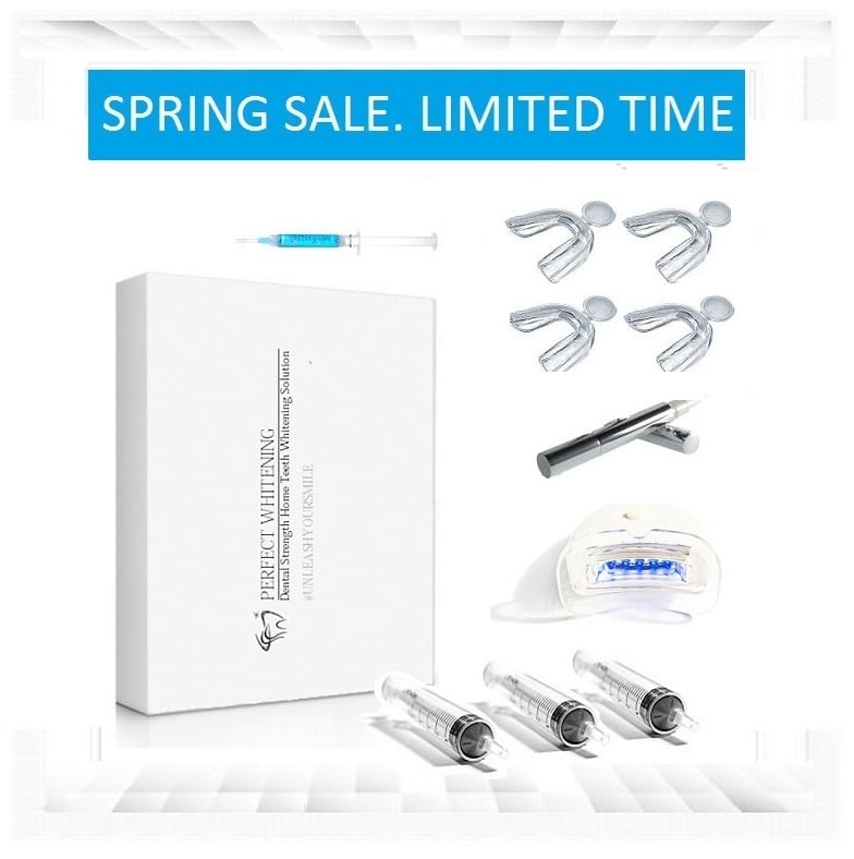 Perfect Whitening - Complete Dental Strength Advanced Luxe Teeth Whitening Kit & Strips.